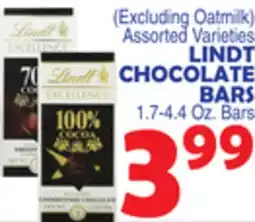Bravo Supermarkets LINDT CHOCOLATE BARS offer