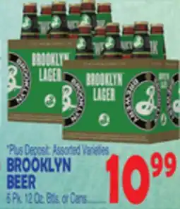 Bravo Supermarkets BROOKLYN BEER offer