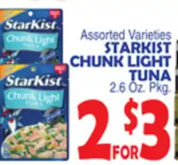 Bravo Supermarkets STARKIST CHUNK LIGHT TUNA offer