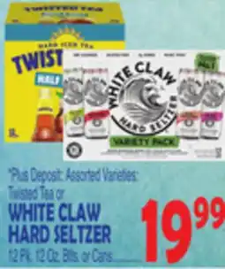 Bravo Supermarkets WHITE CLAW HARD SELTZER offer