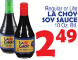 Bravo Supermarkets LA CHOY SOY SAUCE offer