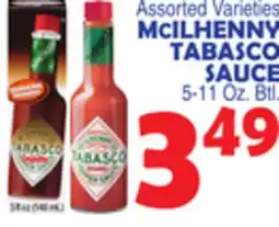 Bravo Supermarkets MCILHENNY TABASCO SAUCE offer