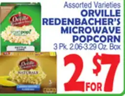 Bravo Supermarkets ORVILLE REDENBACHER'S MICROWAVE POPCORN offer