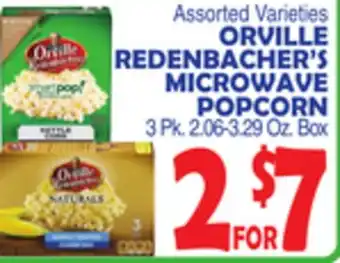 Bravo Supermarkets ORVILLE REDENBACHER'S MICROWAVE POPCORN offer