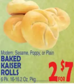 Bravo Supermarkets BAKED KAISER ROLLS offer