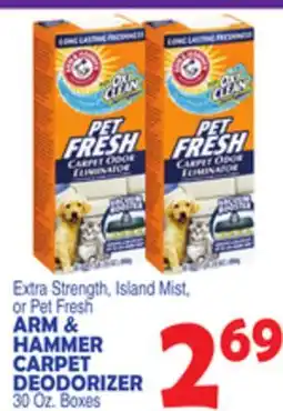 Bravo Supermarkets ARM & HAMMER CARPET DEODORIZER offer