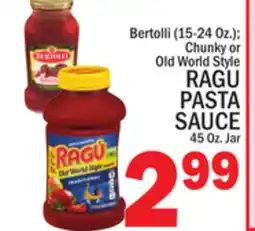 C Town RAGU PASTA SAUCE 45 Oz. Jar offer