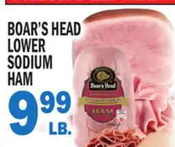 C Town BOAR'S HEAD LOWER SODIUM HAM offer