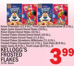 C Town KELLOGG'S FROSTED FLAKES 12 Oz. Boxes offer