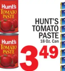 C Town HUNT'S TOMATO PASTE offer