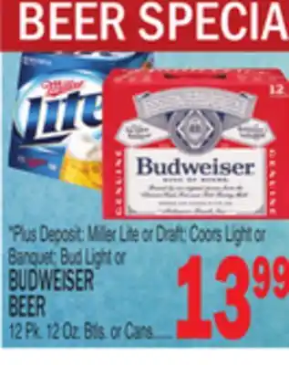 C Town BUDWEISER BEER offer