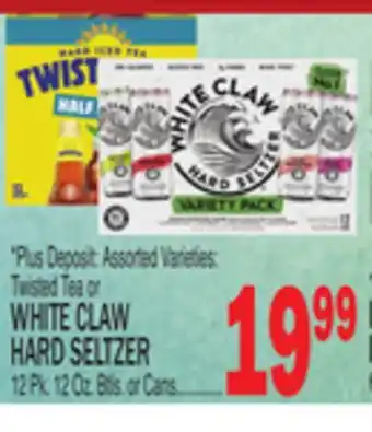 C Town WHITE CLAW HARD SELTZER offer