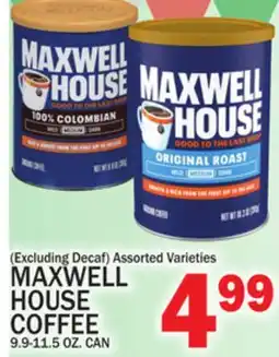 C Town MAXWELL HOUSE COFFEE offer