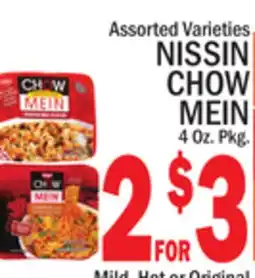 C Town NISSIN CHOW MEIN offer