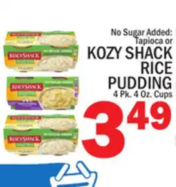 C Town KOZY SHACK RICE PUDDING offer