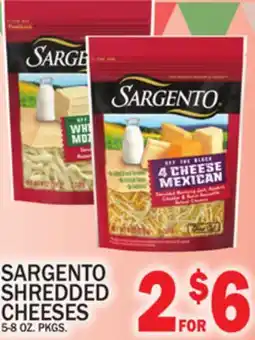 C Town SARGENTO SHREDDED CHEESES offer