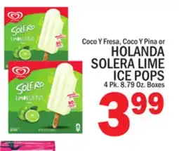 C Town HOLANDA SOLERA LIME ICE POPS offer