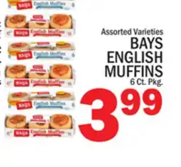 C Town BAYS ENGLISH MUFFINS offer