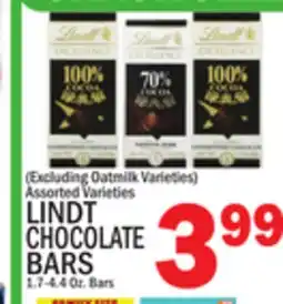 C Town LINDT CHOCOLATE BARS offer