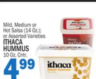 C Town ITHACA HUMMUS, 10 Oz. Cntr offer