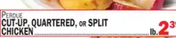 C Town PERDUE CUT-UP, QUARTERED, or SPLIT CHICKEN offer