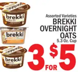 C Town BREKKI OVERNIGHT OATS offer