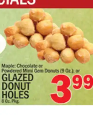 C Town GLAZED DONUT HOLES offer