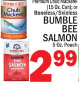 C Town BUMBLE BEE SALMON 5 Oz. Pouch offer