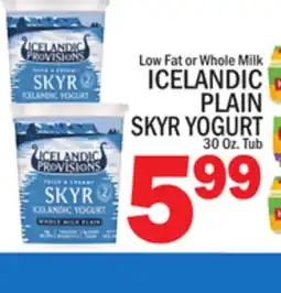 C Town ICELANDIC PLAIN SKYR YOGURT offer
