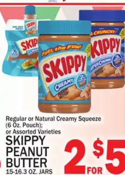 C Town SKIPPY PEANUT BUTTER offer