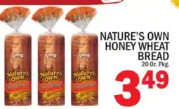 C Town NATURE'S OWN HONEY WHEAT BREAD offer
