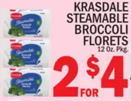 C Town KRASDALE STEAMABLE BROCCOLI FLORETS offer