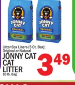 C Town JONNY CAT CAT LITTER offer