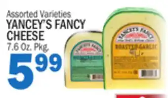 C Town YANCEY'S FANCY CHEESE offer