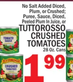 C Town TUTTOROSSO CRUSHED TOMATOES offer