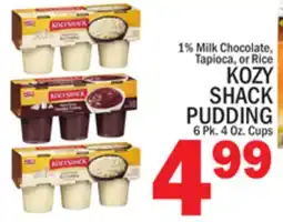 C Town KOZY SHACK PUDDING offer