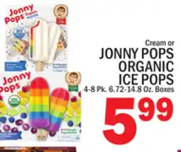 C Town JONNY POPS ORGANIC ICE POPS offer