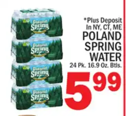 C Town POLAND SPRING WATER offer