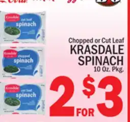 C Town KRASDALE SPINACH offer