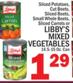 C Town LIBBY'S MIXED VEGETABLES offer