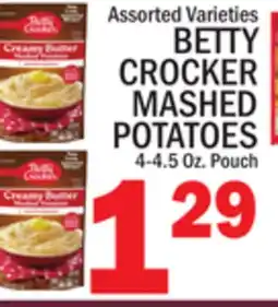 C Town BETTY CROCKER MASHED POTATOES offer