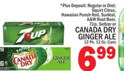 C Town CANADA DRY GINGER ALE offer