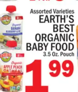 C Town EARTH'S BEST ORGANIC BABY FOOD offer