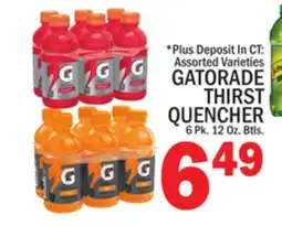C Town GATORADE THIRST QUENCHER offer