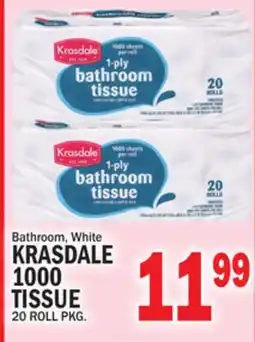 C Town KRASDALE 1000 1000 TISSUE offer