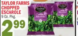 C Town TAYLOR FARMS CHOPPED ESCAROLE offer