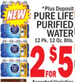 C Town PURE LIFE PURIFIED WATER offer