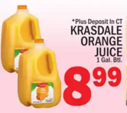C Town KRASDALE ORANGE JUICE offer
