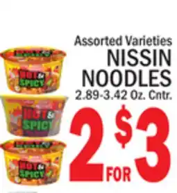 C Town NISSIN NOODLES offer