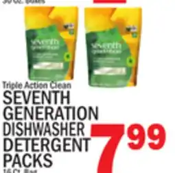 C Town SEVENTH GENERATION DISHWASHER DETERGENT PACKS offer